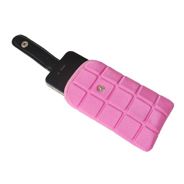 Croco® Super Chocolate Mobile Phone Case for iPhone 3, 3G, 4, 4S, iTouch - Pink