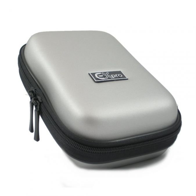 Ex-Pro® Large Silver Hard Clam Shock Proof Case for Ex-Pro P2S