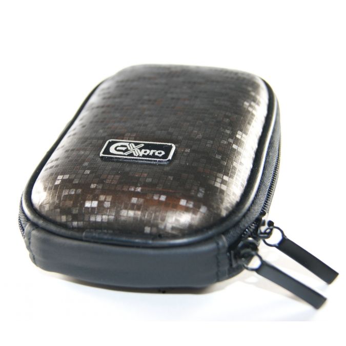 Ex-Pro® Expression Collection - Bronze Matrix - Hard Clam Shock proof Digital Camera Case Bag (Cameras upto 95mm x 65mm x 25mm)
