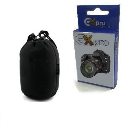 Ex-Pro® Soft Neoprene Lens Pouch Case Bag 95mm X 150mm (Small)