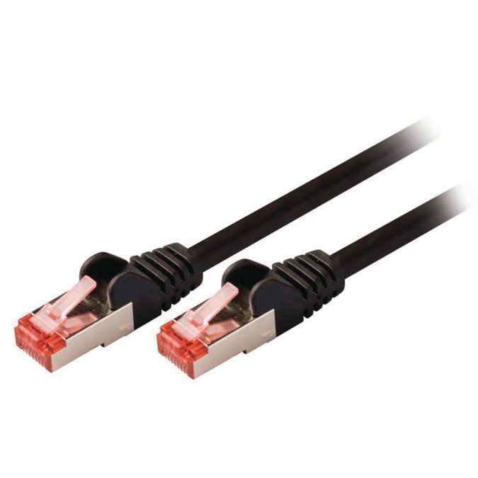Black 1.0 m RJ45 Male RJ45 Male Nedis Cat 6 S/FTP Network Cable 