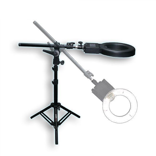 DigPro 40cm Lighting Studio Cube with 3 x 22W Photographic Studio Ring light with Boom/Stands & Smart Accessories Kit