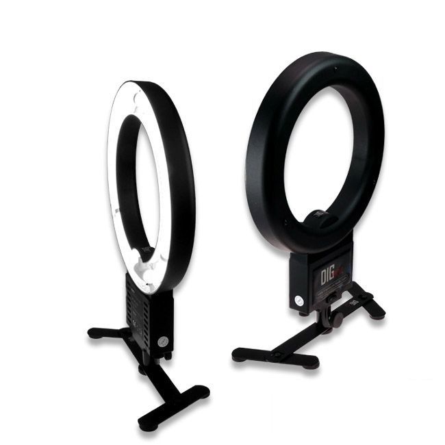 DigPro 60cm Lighting Studio Cube with 3 x 28W Photographic Studio Ring with Boom/Stands & Smart Accessories Kit