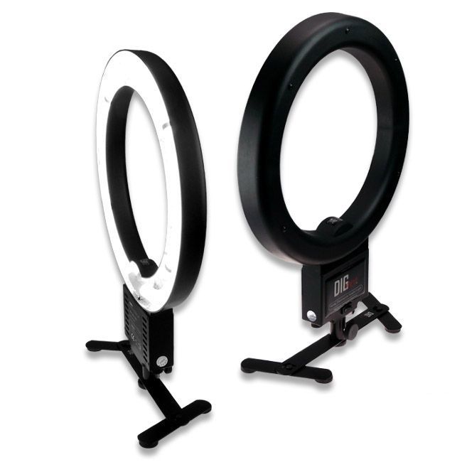 DigPro 80cm Lighting Studio Cube with 3 x 40W Photographic Studio Ring light Kit (5400K 90+ CRI Lamp Power 200W EQ) with Boom/Stands