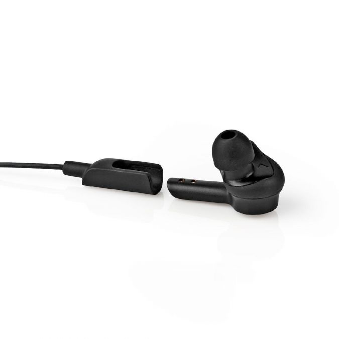 Wireless Earphones, Bluetooth 5.0 Stereo In Ear True Wireless Earbuds Headphones with Built In Mic, Voice and Touch Control, 3.5 Hrs Playtime, Battery Cable and Quick Charging Case - Black