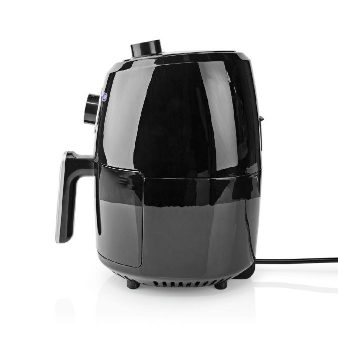 Compact Hot Air Fryer Non Stick 2.4L 1000W Low Fat Healthy Cooker with 30 Minute Timer
