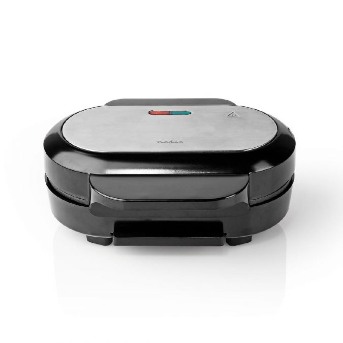 1000W Electric Non-stick Twin Hamburger Burger Patty Maker Grill Griddle Cooker