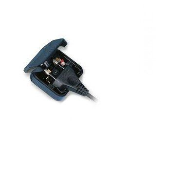 Ex-Pro Euro Converter Plug with power connections Black / 3amp
