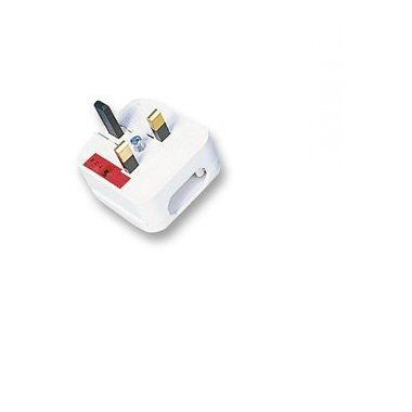 Ex-Pro Euro Converter Plug with power connections White / 5amp
