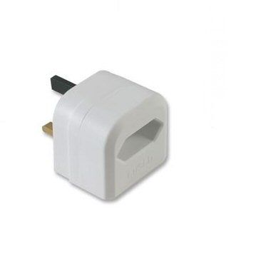 Ex-Pro Euro European Clamping fast on fast off - Converter Plug with power connections White / 3amp
