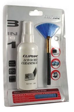 CLiPtec® Laptop/Notebook/Screen 3 in 1 cleaning kit - Eco-Friendly