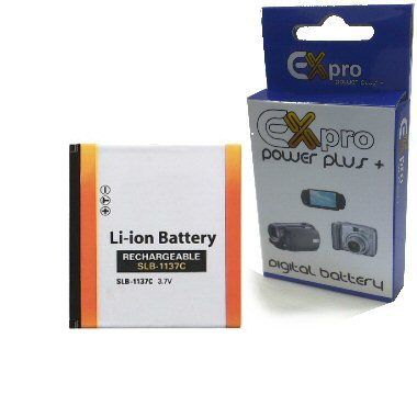 SLB-1137(C) SLB-1137C Ex-Pro Samsung Li-on Digital Camera Battery