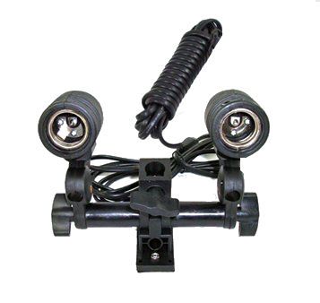Ex-Pro Continuous Umbrella Dual Lighting Head including (ES/E27 standard Screw fitting) for use with Light Stands, Umbrella's & Bulbs