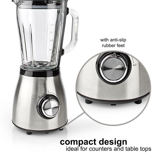 Table Top Blender 1.5L 2 Speed Settings & Pulse