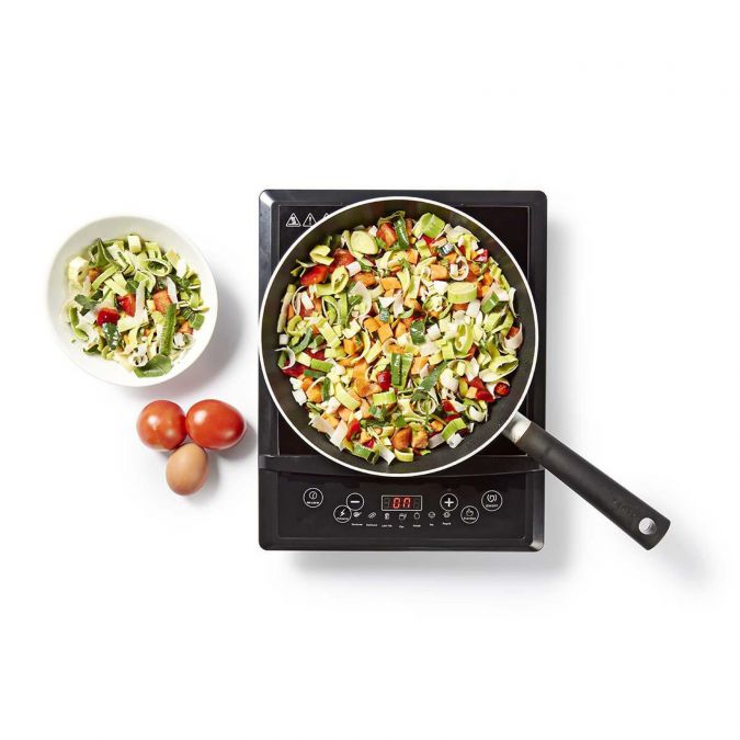 Single Electric Induction Hob 2000W Timer 8 Heat Settings