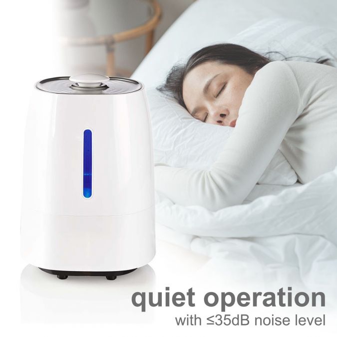 Humidifier 5.5 L Timer Cool or Warm Mist BOXED2ME