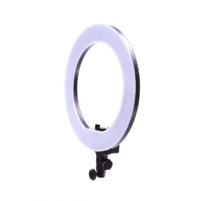 Ex-Pro Yakephoto 18" LED Ring Light Kit 48W 3200K-5700K CRI 95+ Dimmable + Carry Case and Accessories for Video Shooting Portrait Photography