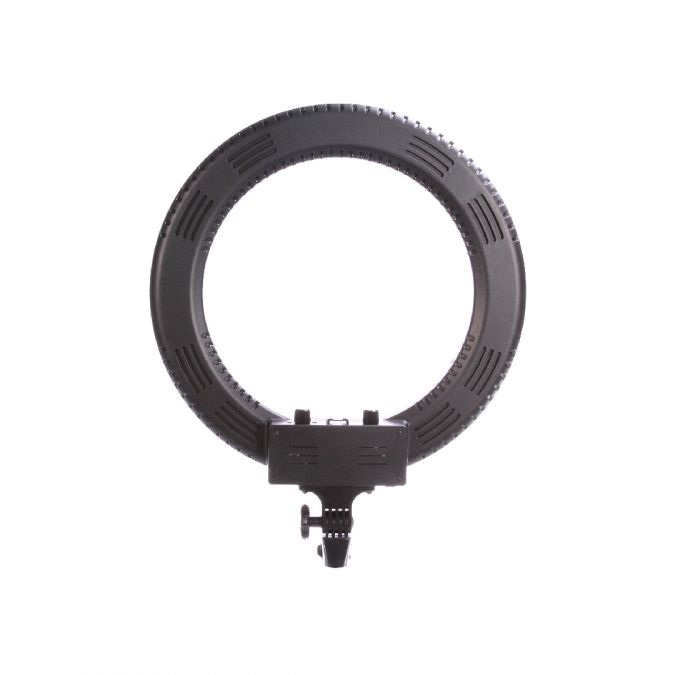Ex-Pro Yakephoto 18" LED Ring Light Kit 48W 3200K-5700K CRI 95+ Dimmable + Carry Case and Accessories for Video Shooting Portrait Photography