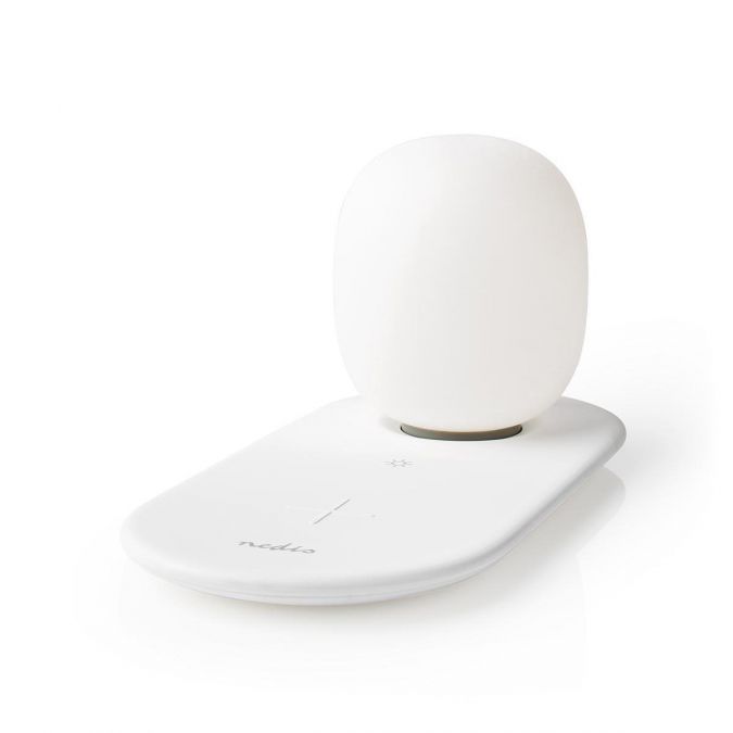 Universal QI Wireless 10W Charger Charging Pad with soft light LED Bed side