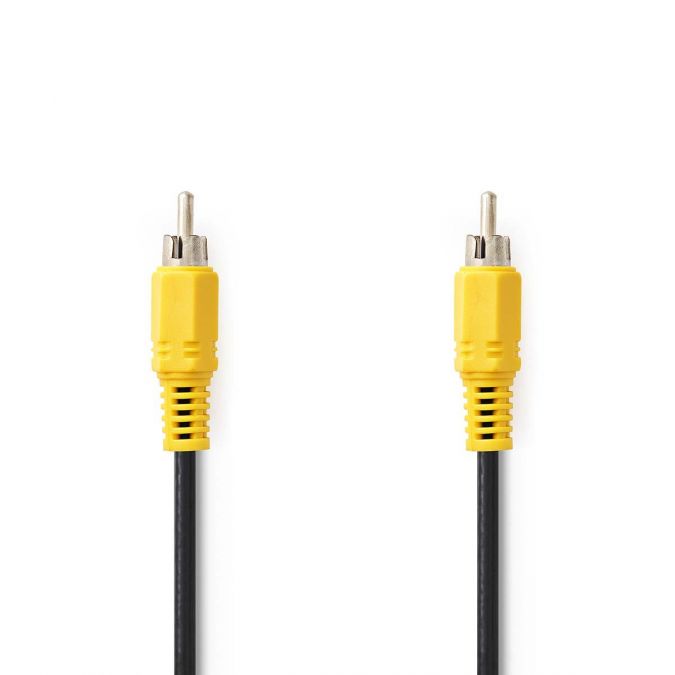 Ex-Pro - Standard - Composite Component Video to Video Cable (Plug to Plug) Coax RG59 75ohm. OFC Free. 15m