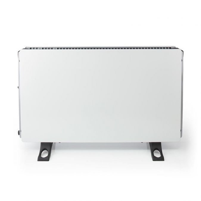 Convection Heater, 2000W Free Standing Radiator with Adjustable Thermostat, Overheat Protection, 3 Heat Settings, 24 Hour Timer, Turbo Fan and Remote Control - White