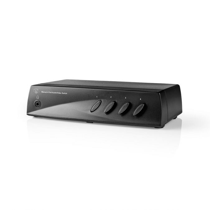 Ex-Pro - Standard - AV Audio/Video Phono / SVHS - 4 Way source selector. 4 Input Devices - 2 Output.