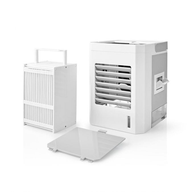 Portable and Powerful USB Powered Mini Humidifier and Cooler with 3 Fan Speeds in White