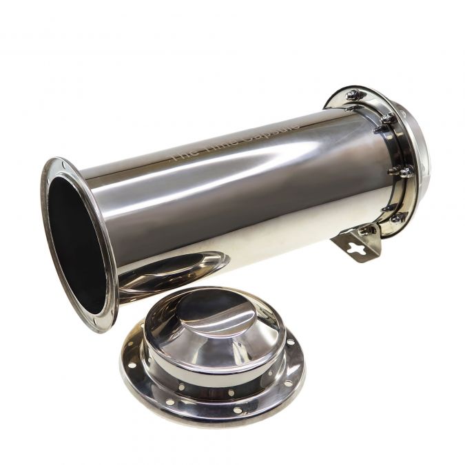 Ex-Pro 13.4" Time Capsule, Anti-Corrosion Waterproof Stainless Steel Durable Lock Container for Memories, Letters, Photos, Future Gifts, and more