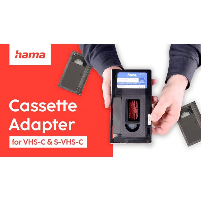 Hama VHSC To VHS Cassette Video Tape Player Recorder Adapter Camcoder