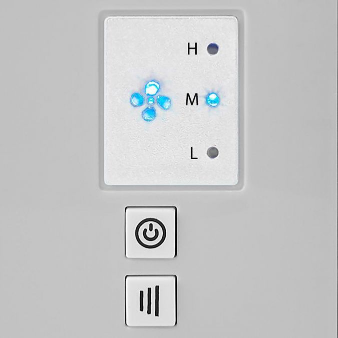 Portable and Powerful USB Powered Mini Humidifier and Cooler with 3 Fan Speeds in White
