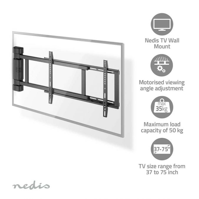 Nedis Motorised Swing TV Bracket 32-75