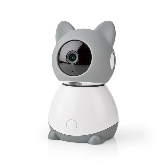 Smart Wi-Fi Indoor Camera, 1080p HD Security IP Cat Cam with Night Vision, Motion Detection, 2-Way Audio, Cloud/MicroSD Storage and Climate Sensor, for Home Pet Baby