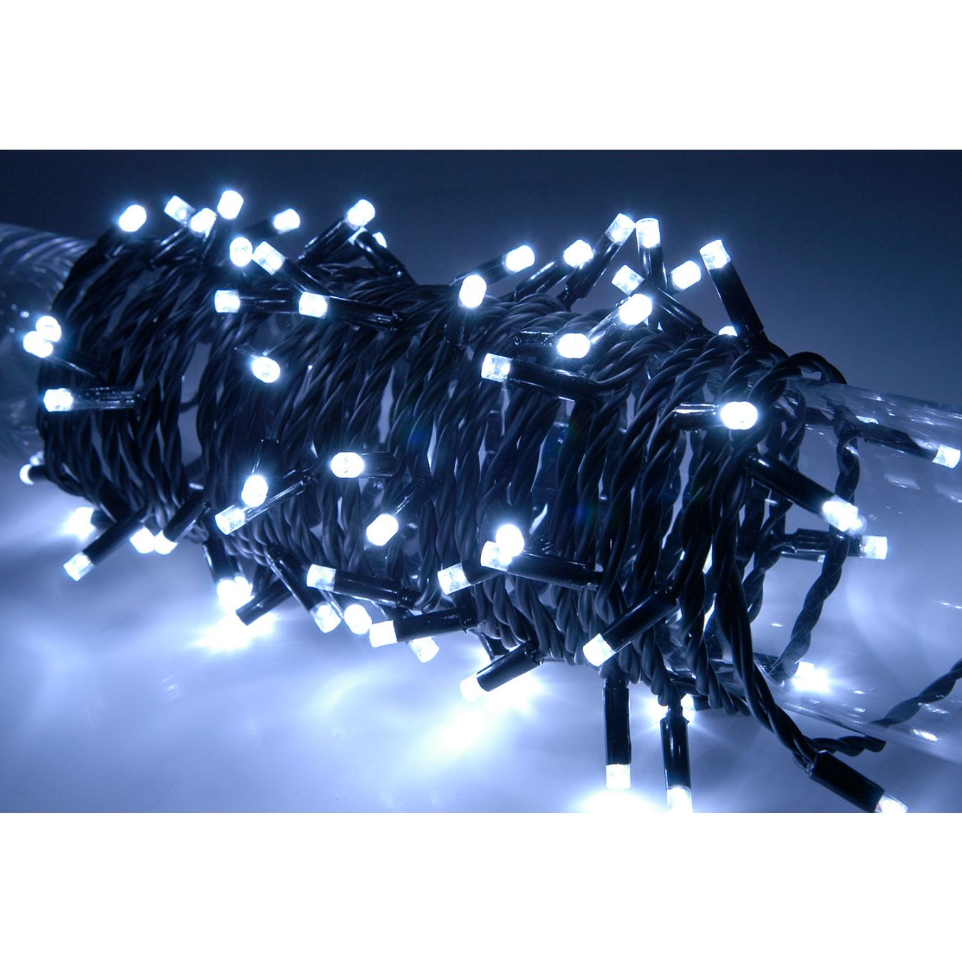 lyyt Heavy Duty LED 180 Cool White String Lights BOXED2ME