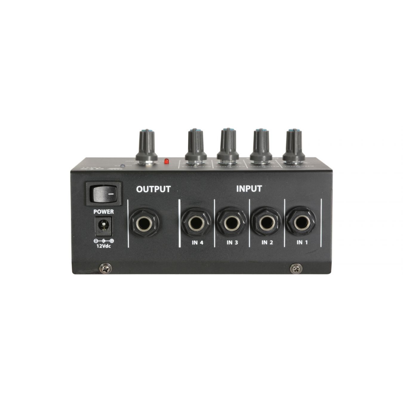 Compact 4 Mono Channel Line Level & Instrument Mic Microphone Mini DJ ...