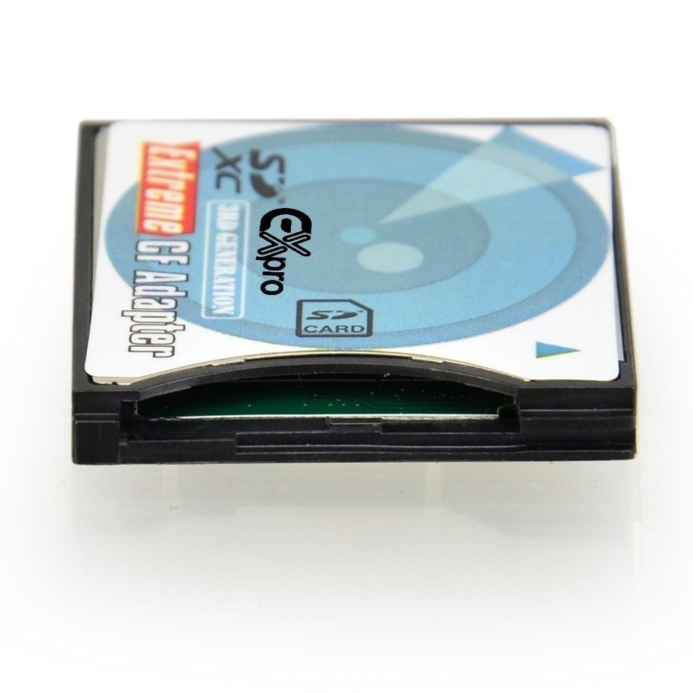 ExPro® SD, SDHC, SDXC, MMC Card to Compact Flash Type II High Speed