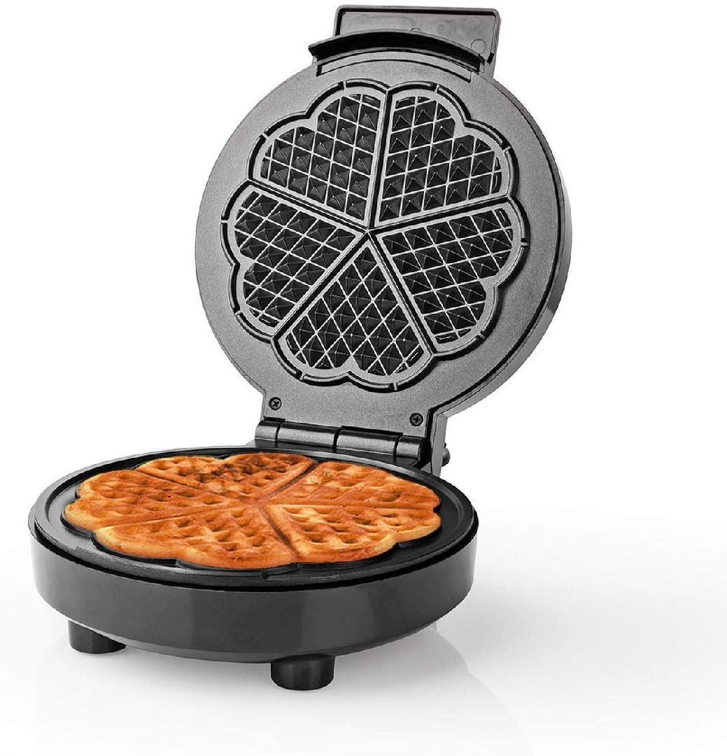 Heart Shaped Waffle Maker Single NonStick 19cm