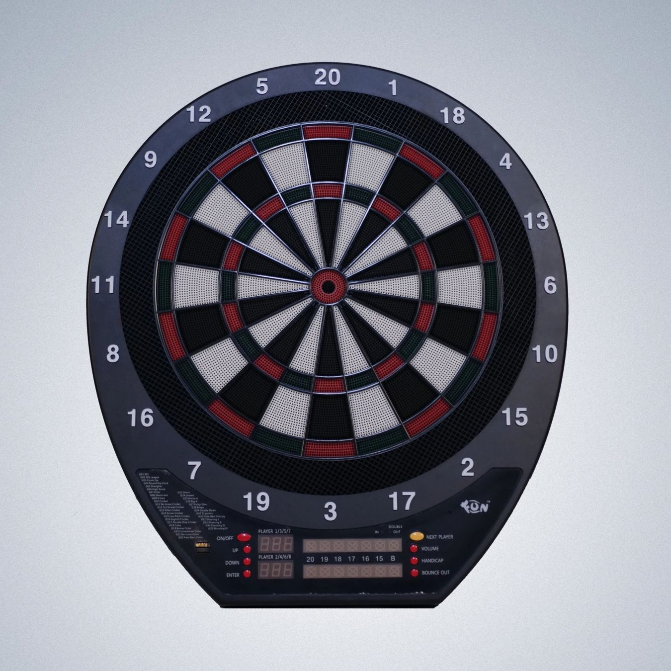 how big is a full size dart board