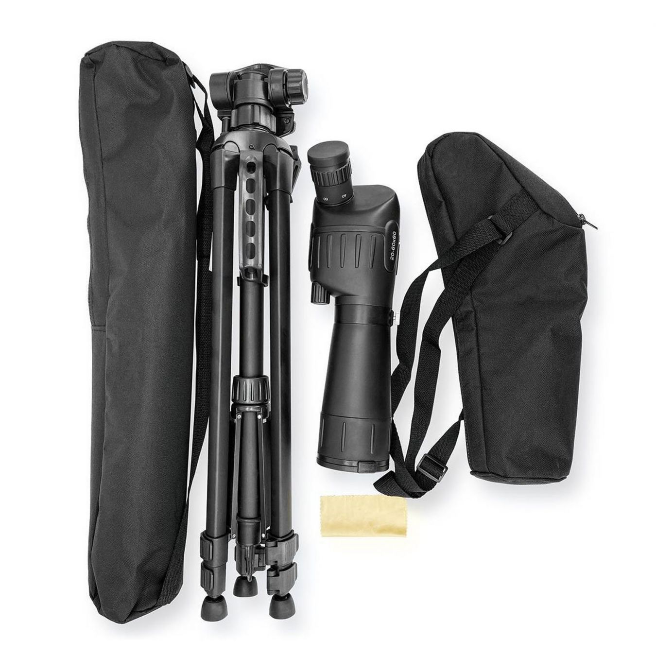 Boxed2me Black Angled HD Spotting Scope With Carrying Bag