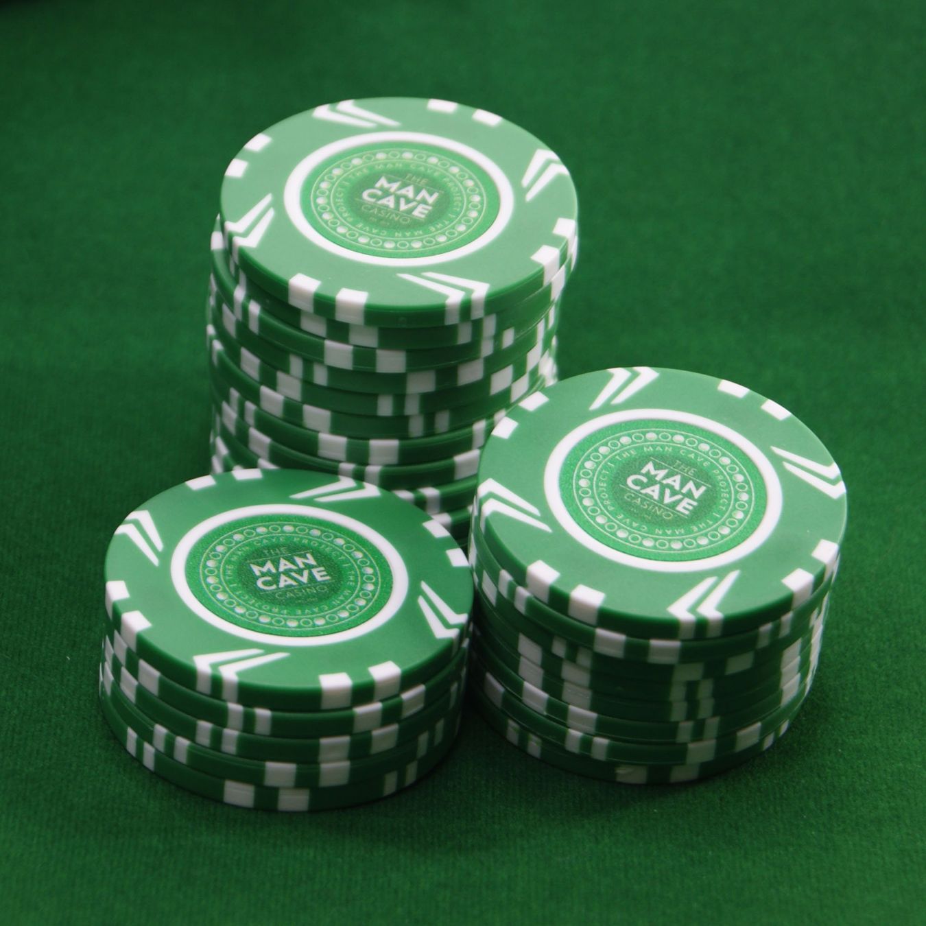 green casino chip