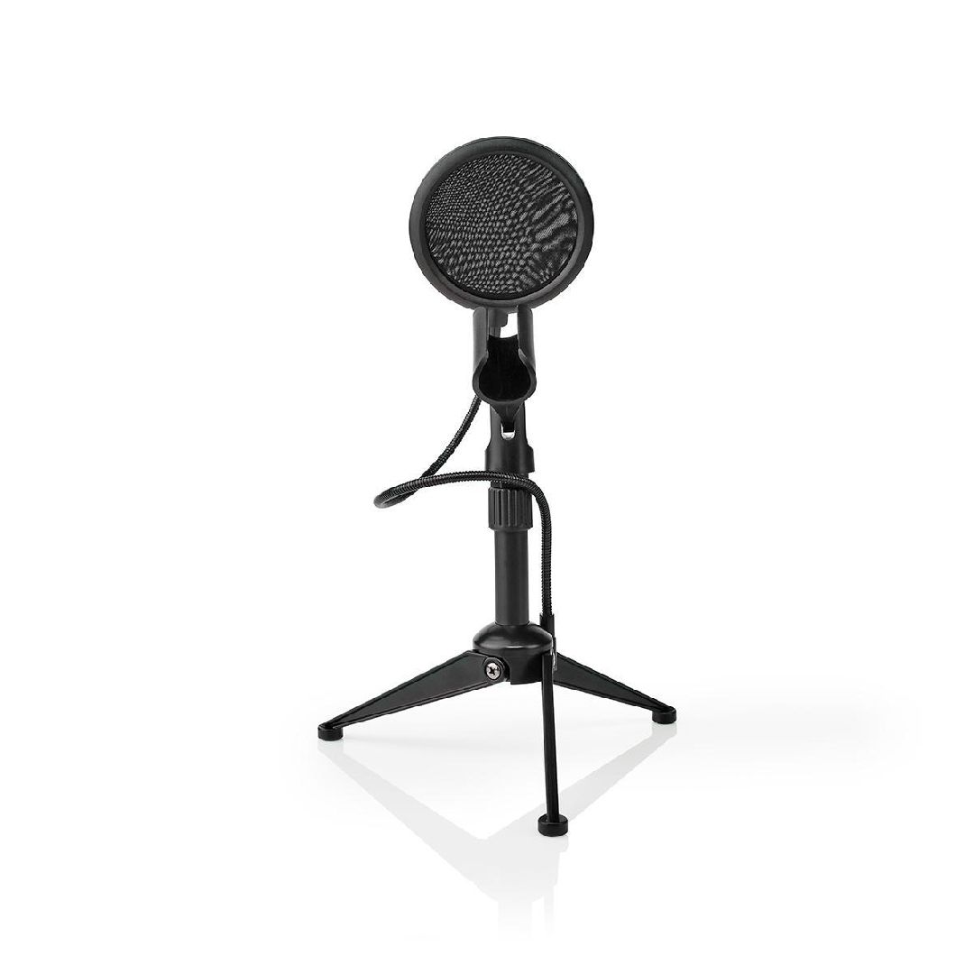 BOXED2ME Microphone Table Tripod with Pop Filter