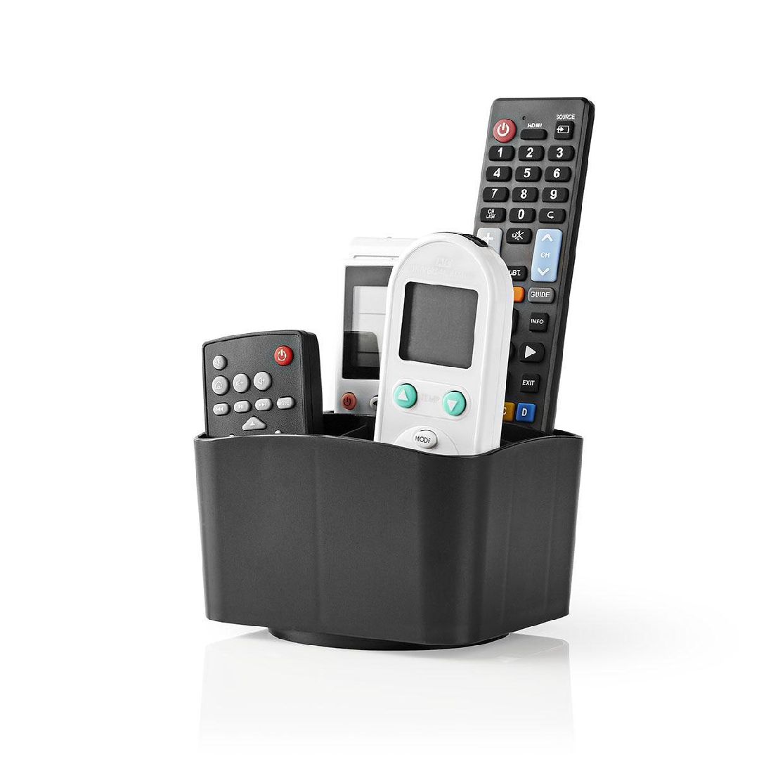 Remote Control Holder Desk Organiser Rotating 5 Slot