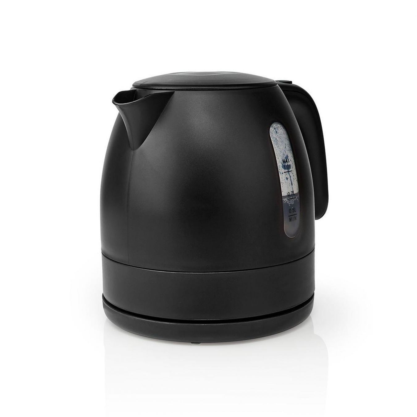 Electric Kettle 1L Cordless 360° Base Matte Black