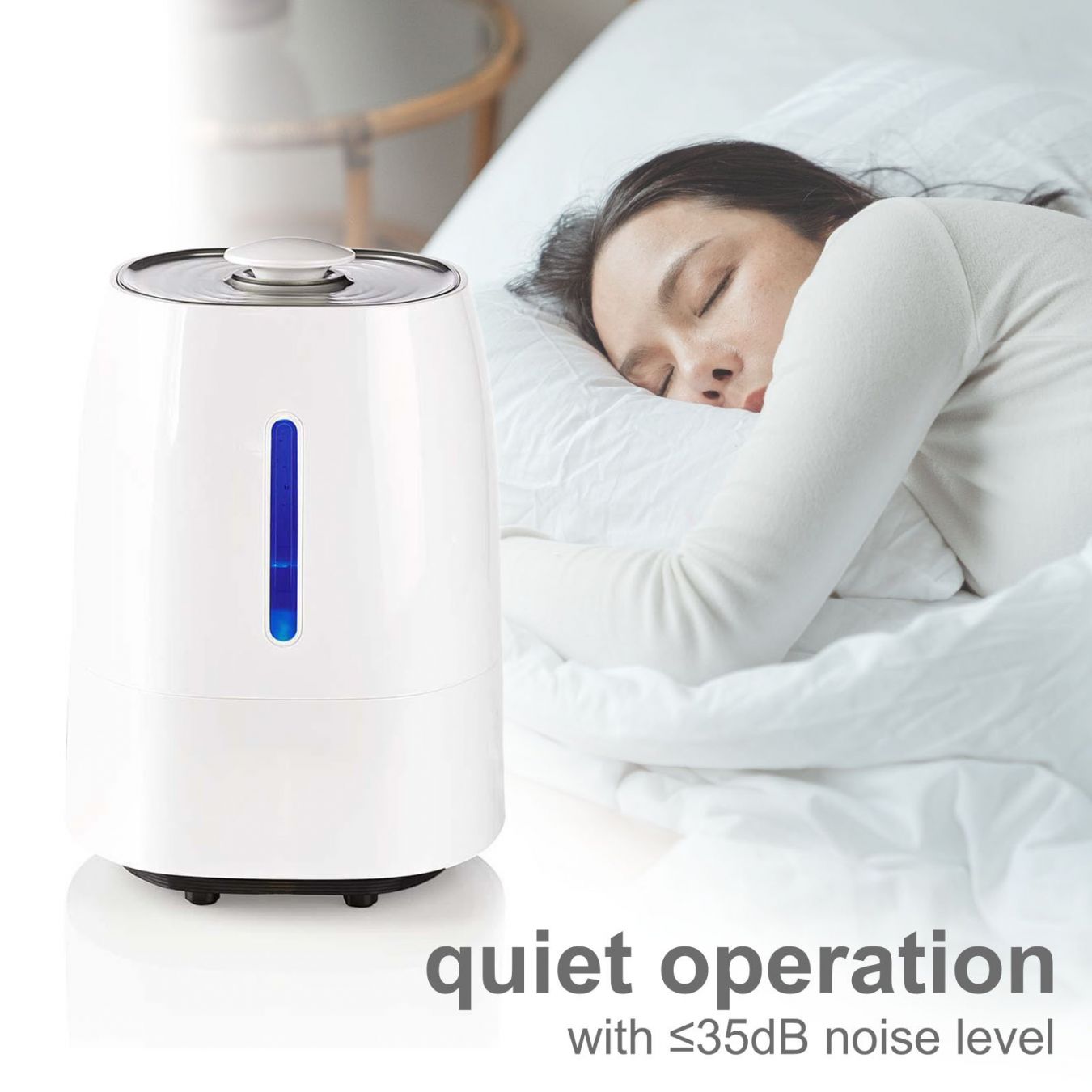 Humidifier 5.5 L Timer Cool or Warm Mist BOXED2ME